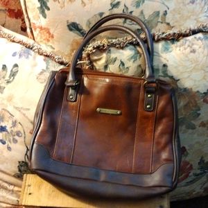 Stone Mountain Brown Leather Satchel